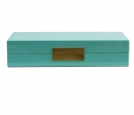 Turquoise Jewelery Box with Gold